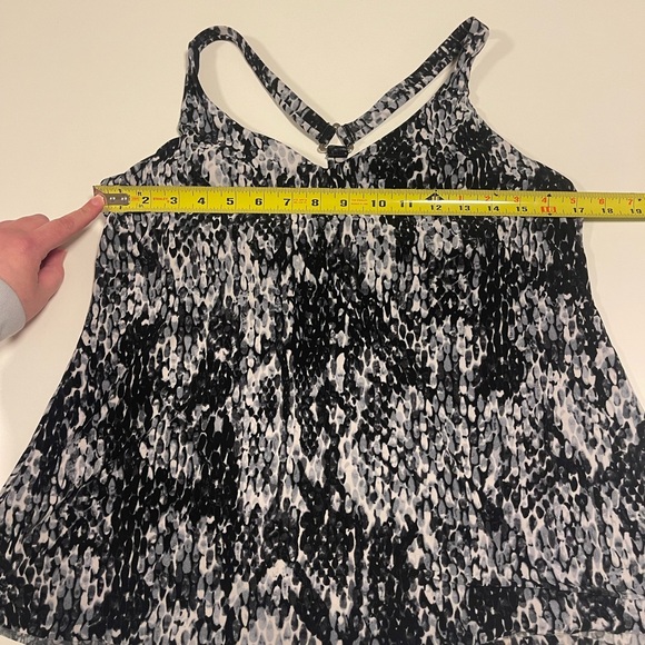 Black and White Swim Top - Picture 5 of 6